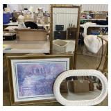 (2) mirrors, picture