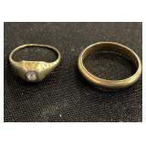 (2) 14K? rings