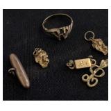 (6) Unmarked jewelry pieces