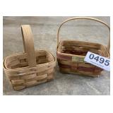 (2) Longaberger baskets