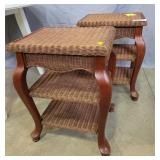(2) Wicker stands