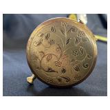 Love token pictorial hat pin