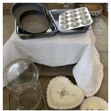 Muffin tins, cake pans, casserole dishes and more