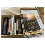 2 boxes Christian books