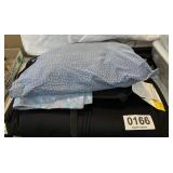 Back pleaser, pillow and fabric