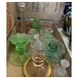 Glass Candle holders