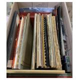 Hymnals and piano music books