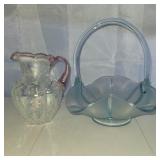 (2) Fenton Pieces (1 signed)