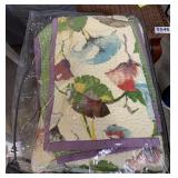 Queen bed floral bed spread