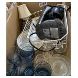 Coffee maker, glasses, bowls and more