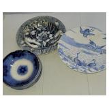 Bowls (as-is), Wedgwood soup bowl and JD&S