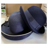 (2) vintage womens hats