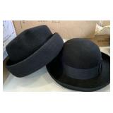 (2) vintage hats