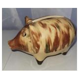 Pottery piggy bank
