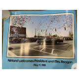 Ashland welcomes President Reagan poster