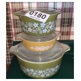 Pyrex glass dish set