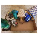 Small lamps, candles and more