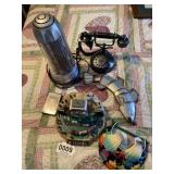 Lionel train clock and misc decor