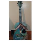 Guitar birdhouse