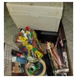 Index cards, boxes, stir sticks and more