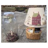 (2) table lamps