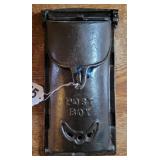 Cast iron post box