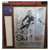 Pepsi board, Clear Fork ski poster