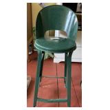 Small metal stool