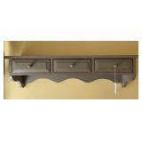 Wood shelf with drawers (8'x10'x35')