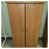 VHS tape storage cabinet