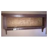 Wooden shelf