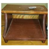 Wooden foot stool