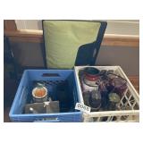 Crates, Candles, warmer, lap desk, Dept 56
