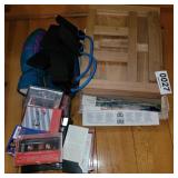 Paint easel,  cassette tapes and more