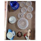 Fenton, toothpick holder,  salt dips and more