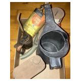 Vintage oil cans and more