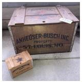 Anheuser-Busch crates