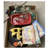 Misc kids toys , 45 rpm records and more