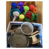 Sponge ware pottery , plastic measurements