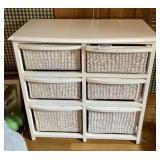 Basket storage shelves