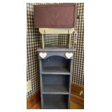Wooden shelf and more