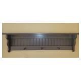 Wooden wall shelf