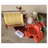 Candle, bowl pitcher and more