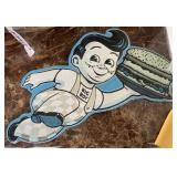 Big Boy tin wall decor