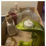 Glass fish, candle holder and more