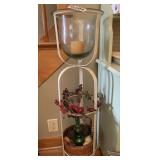 Metal candle stand