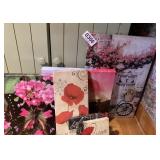 (6) canvas pictures
