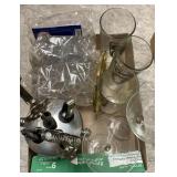 Beer glasses, martini glasses and more