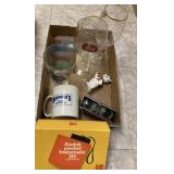 Beer glasses, camera and more