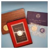 1971-S Proof and 1971-S  uncirculated Dollars